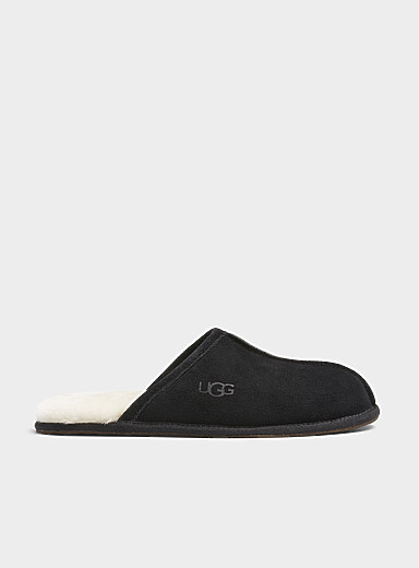 UGG: La pantoufle mule Scuff Homme Noir pour homme