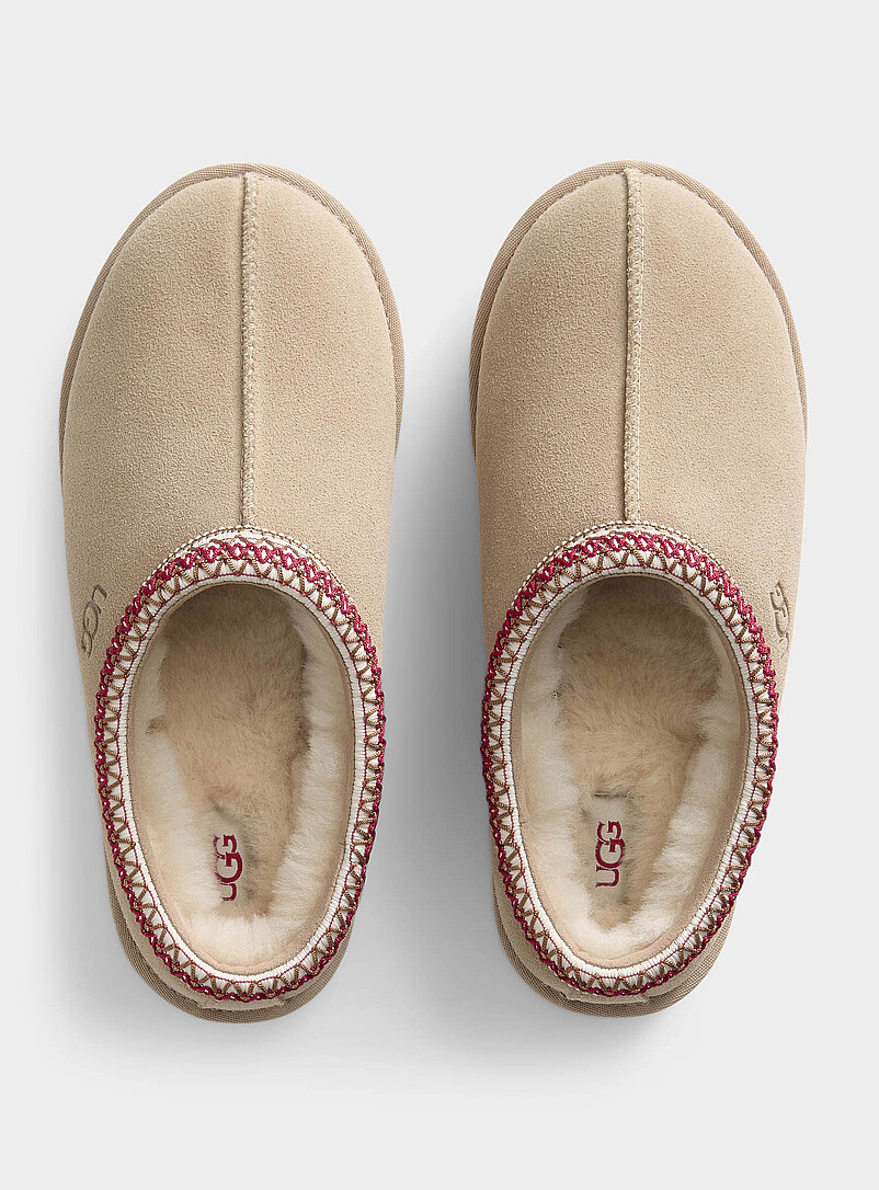 UGG Ivory/Cream Beige Tasman II mule slippers Women for women