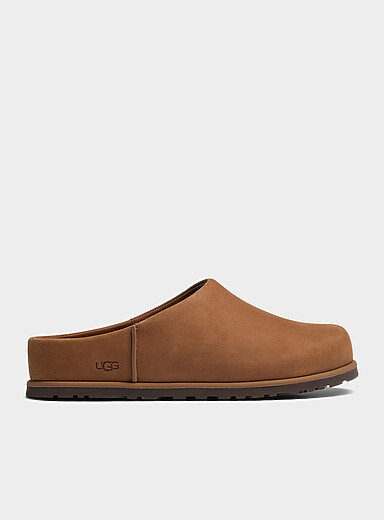 UGG: La pantoufle mule cuir Otzo brun noisette Brun noisette pour femme