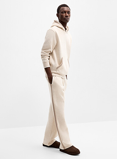 Geo embroidery joggers
