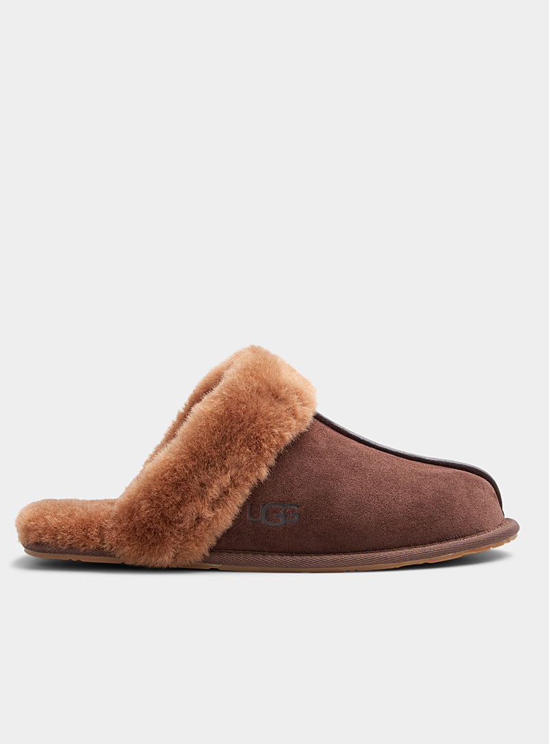 UGG Brown Scuffette II mule slippers for women