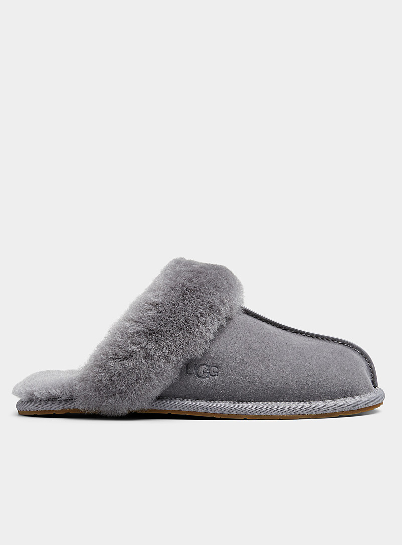 UGG Grey Scuffette II mule slippers for women