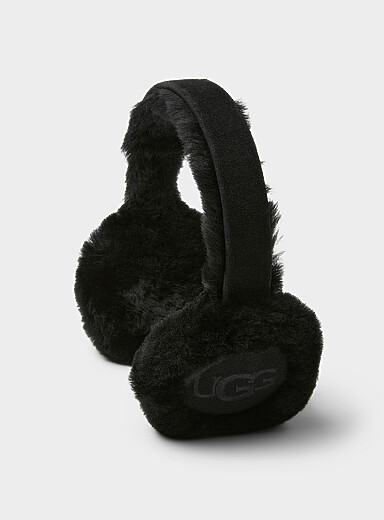 Le cache-oreilles laine et suède | UGG | Accessoires Cheveux Femme ...