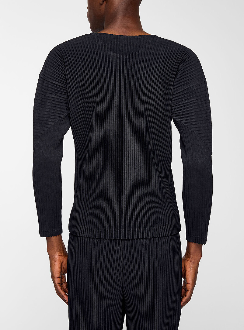 Pleated long-sleeve T-shirt | Homme Plissé Issey Miyake | Shop