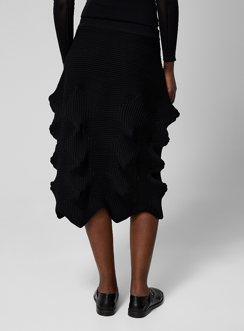 Linkage knit skirt | Issey Miyake | | Simons
