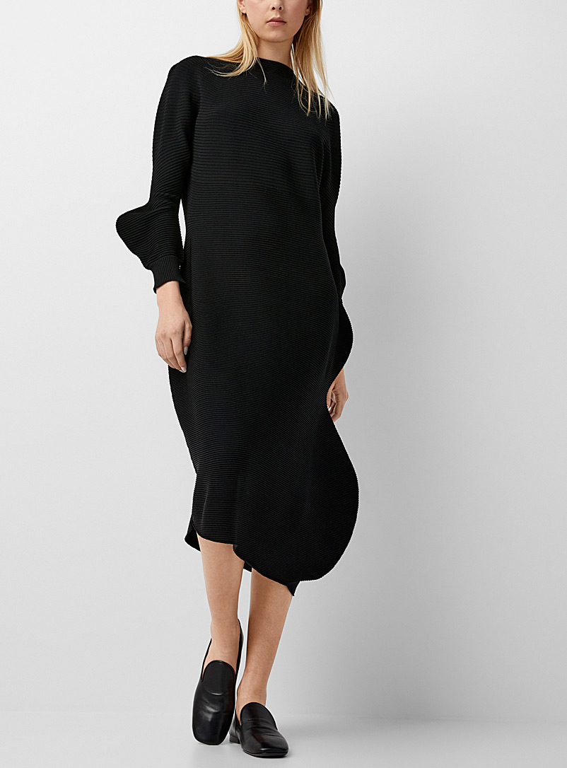 Issey Miyake Black Concretion dress for women