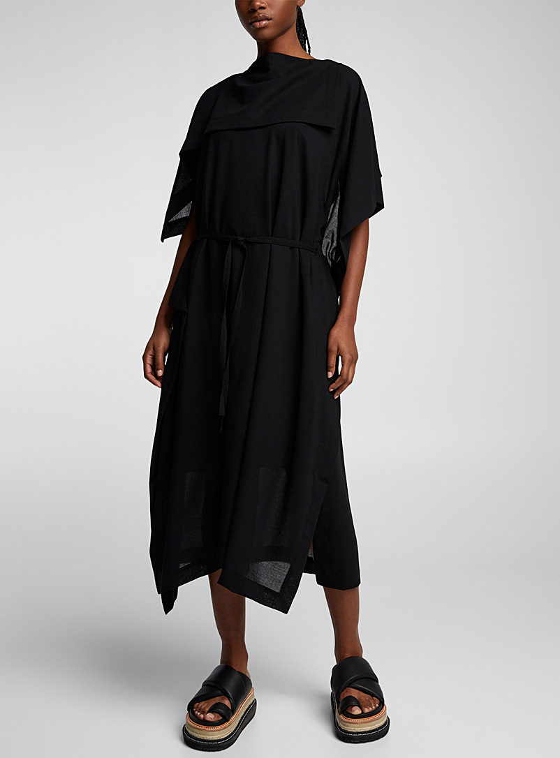 Issey Miyake Black Square dress for women