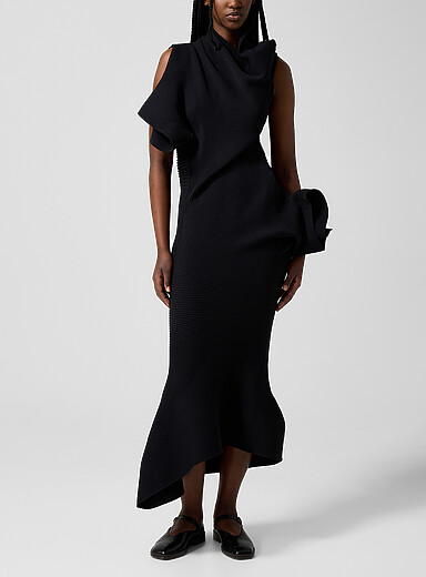 Issey Miyake: La robe Life-Form Noir pour femme