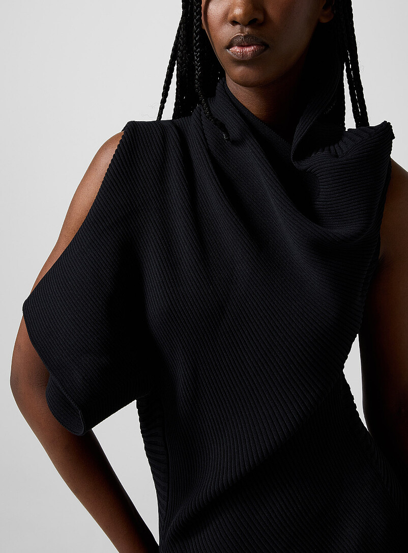 Issey Miyake Black Life-Form dress for women
