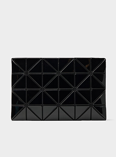 Issey Miyake Black Lucent two-tone pouch <b>Bao Bao Issey Miyake</b> for women
