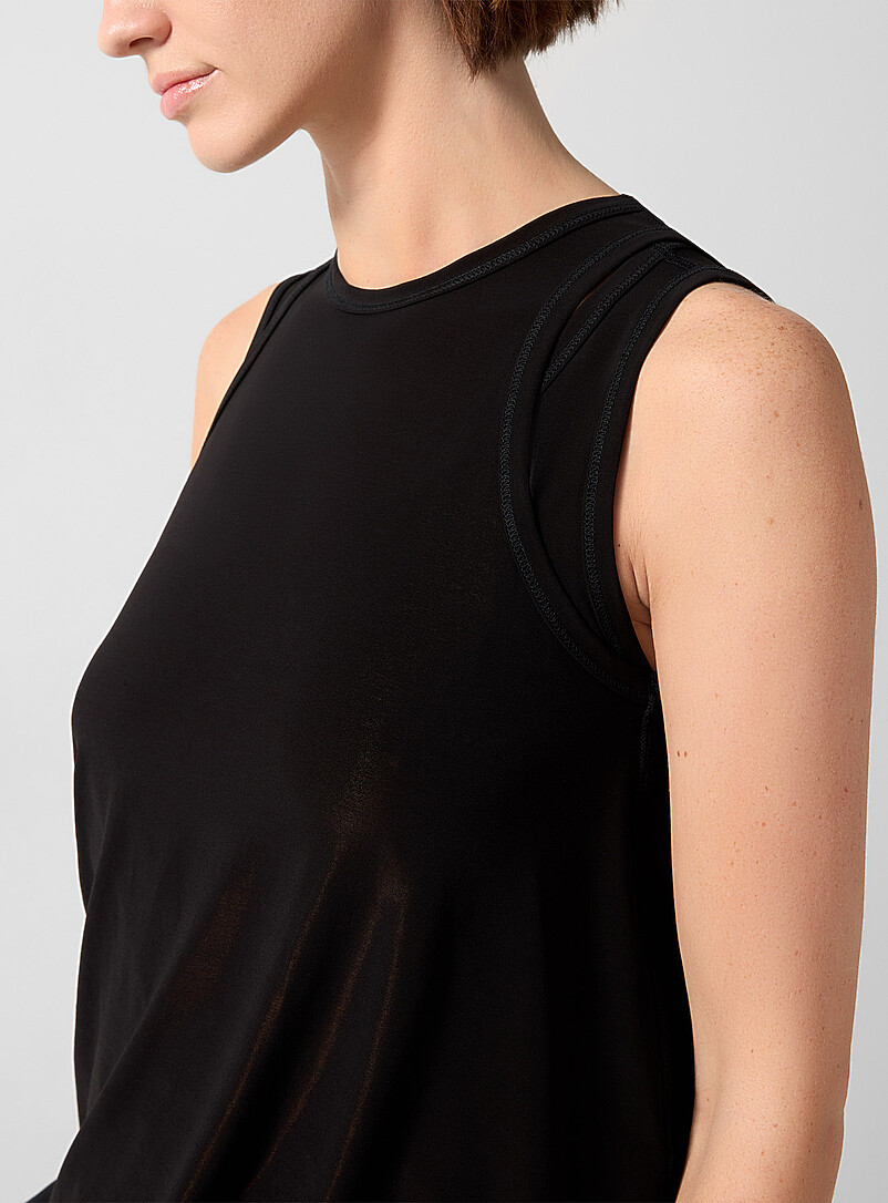 Balloon-hem layered-effect cami product image 2