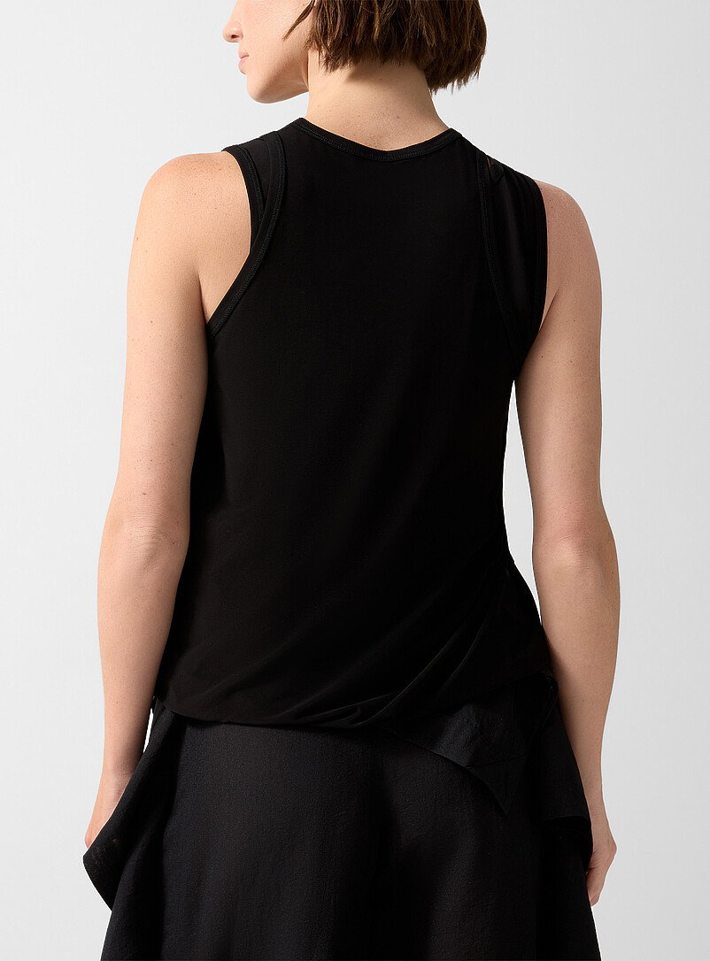 Balloon-hem layered-effect cami product image 3