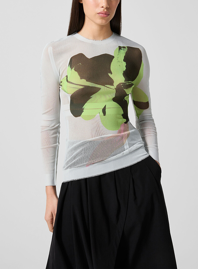 Floral Abstraction Top