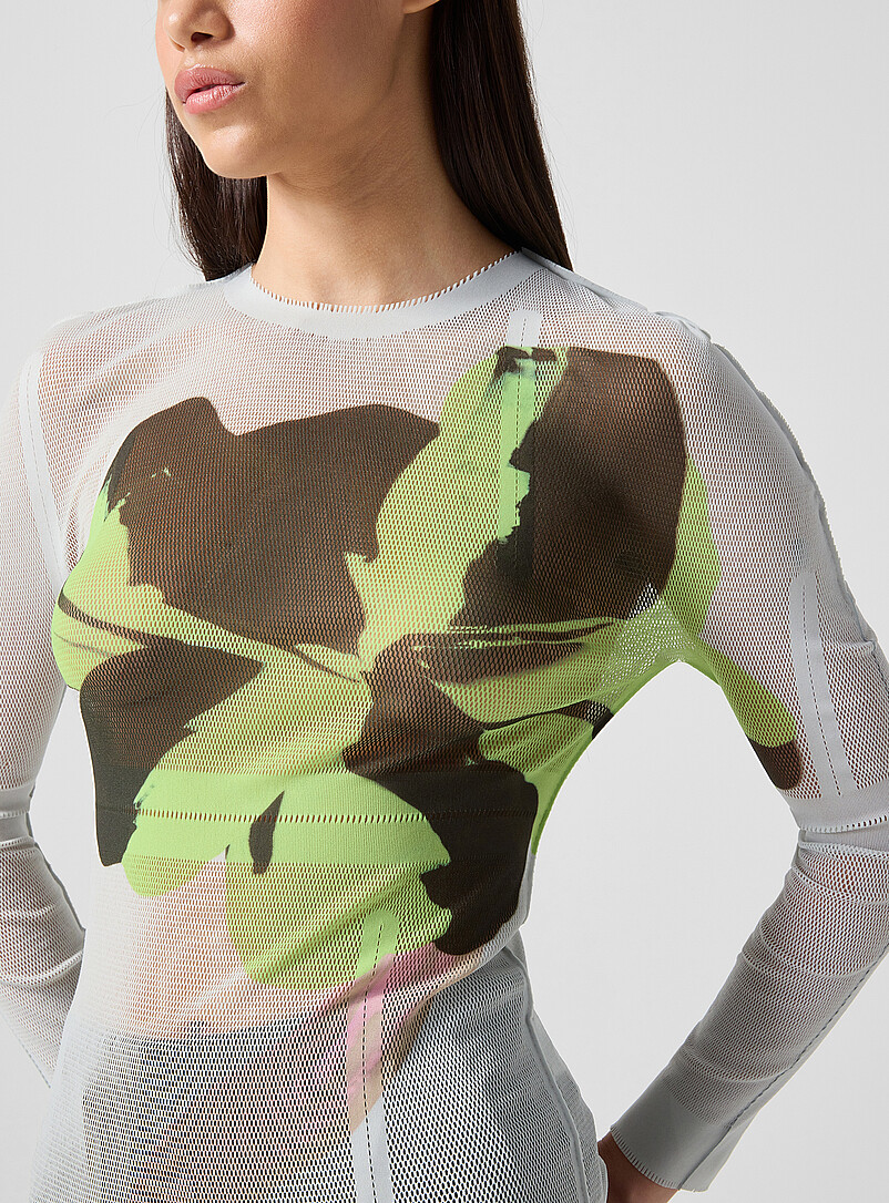 Floral abstraction top product image 2