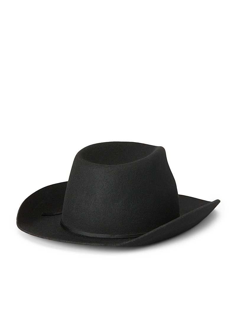 Brixton Black Duke felt cowboy hat for men