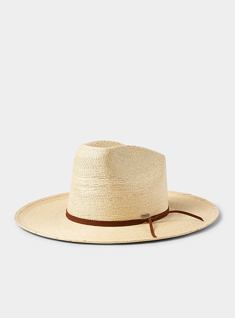 Brixton Cream Beige Sedona Straw Reserve cowboy hat for men