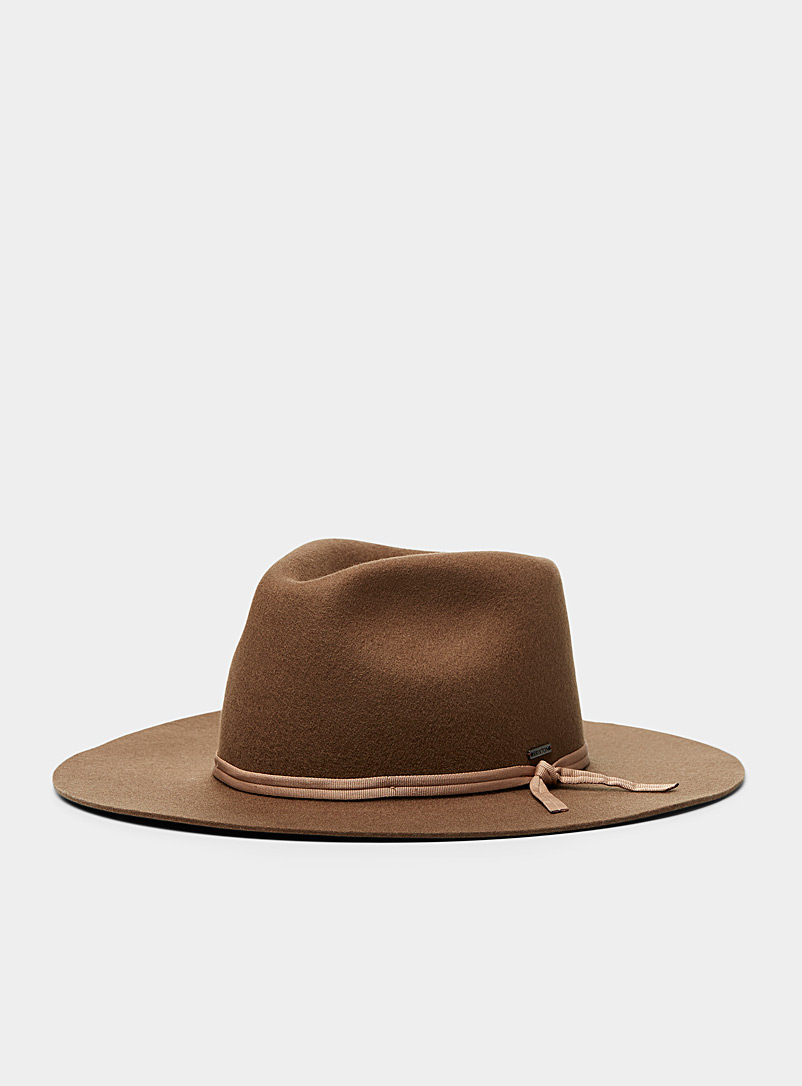 Brixton Brown Cohen felted western hat for men
