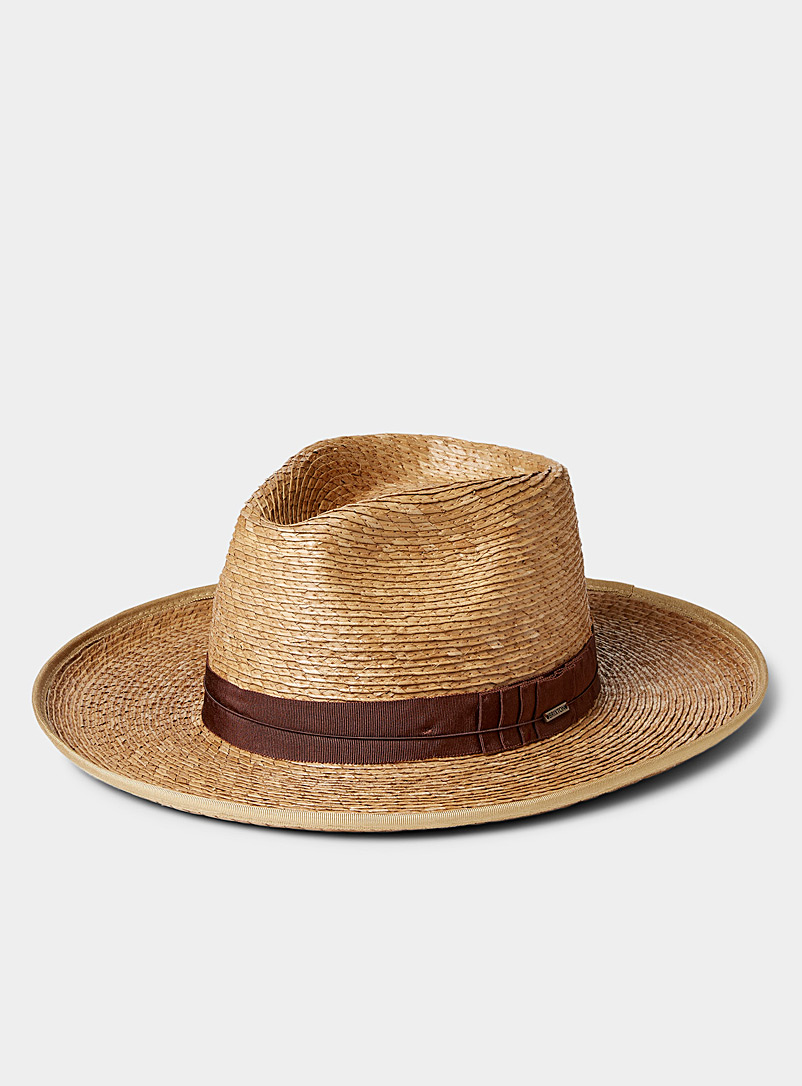 Brixton Fawn Reno straw sun hat for men