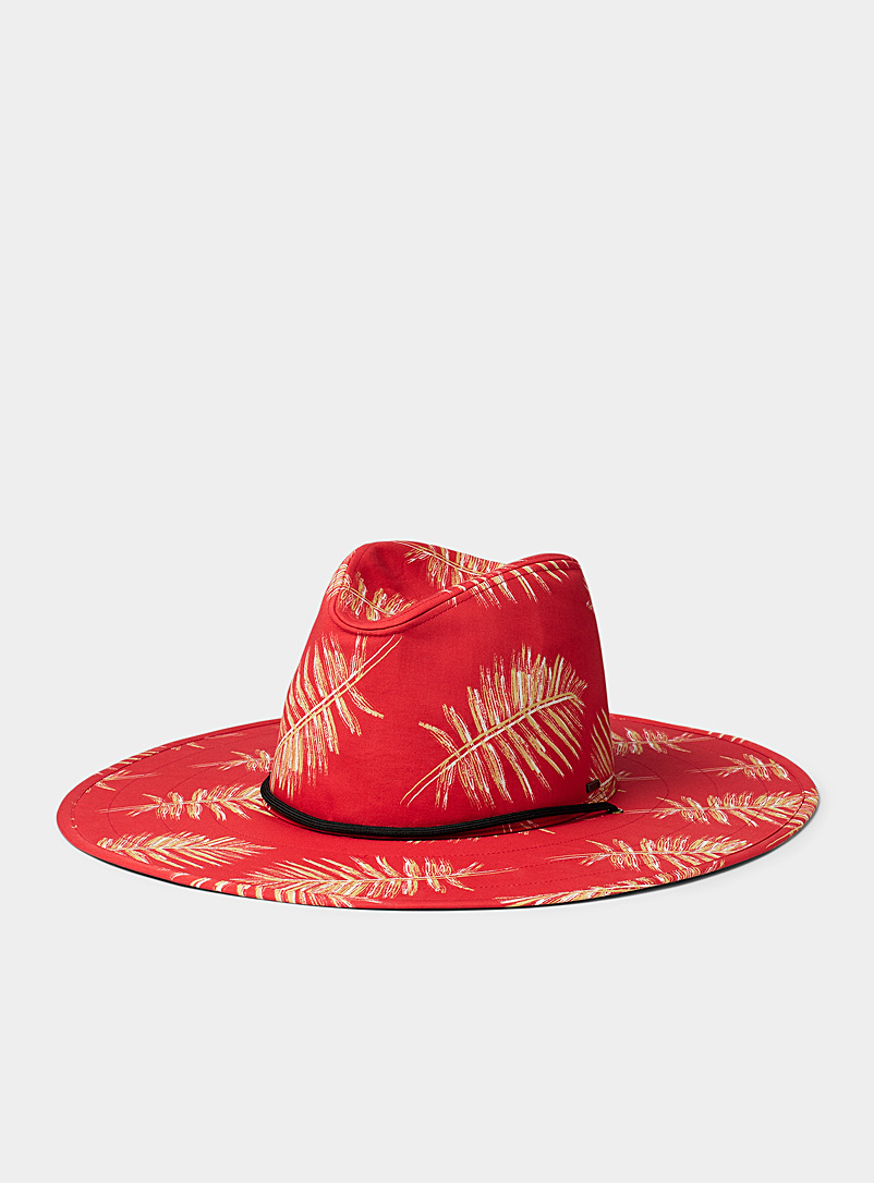 Brixton Red Aloha Field sun hat for men