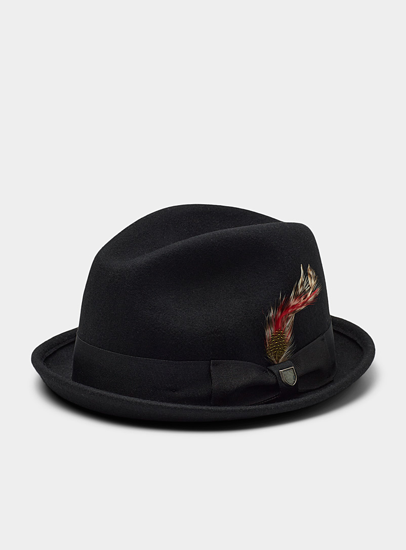 Brixton Black Gain player hat for men
