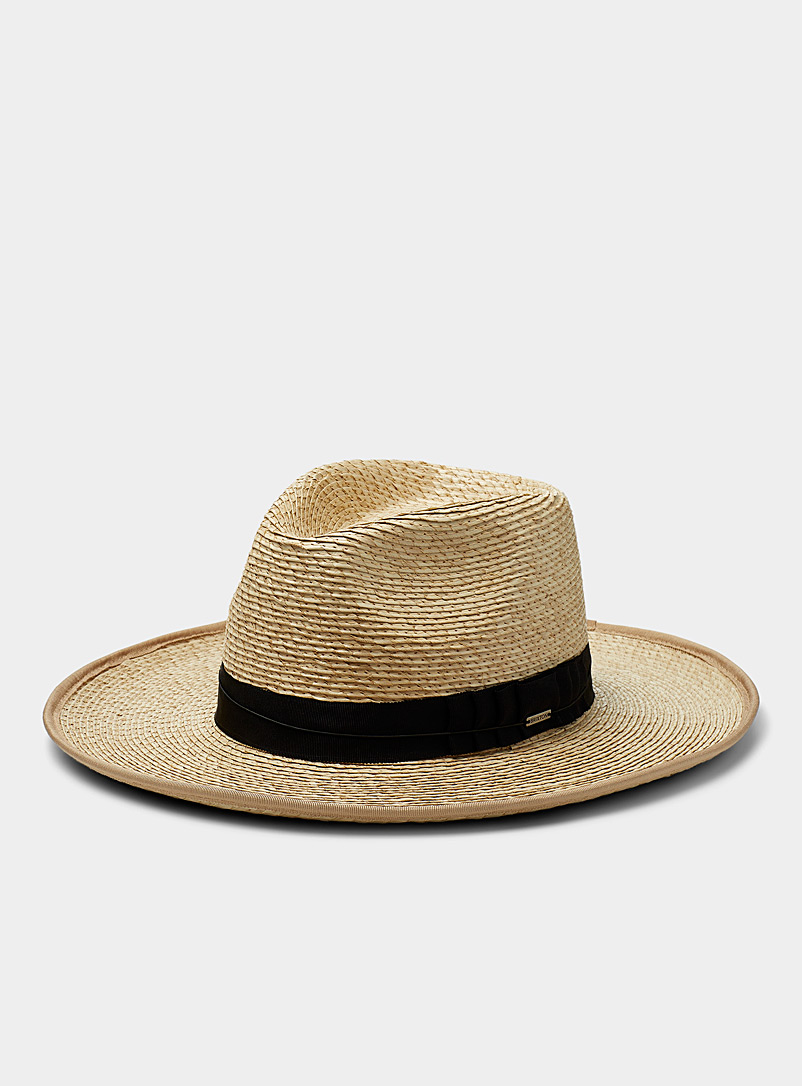 Brixton Sand Reno straw sun hat for men