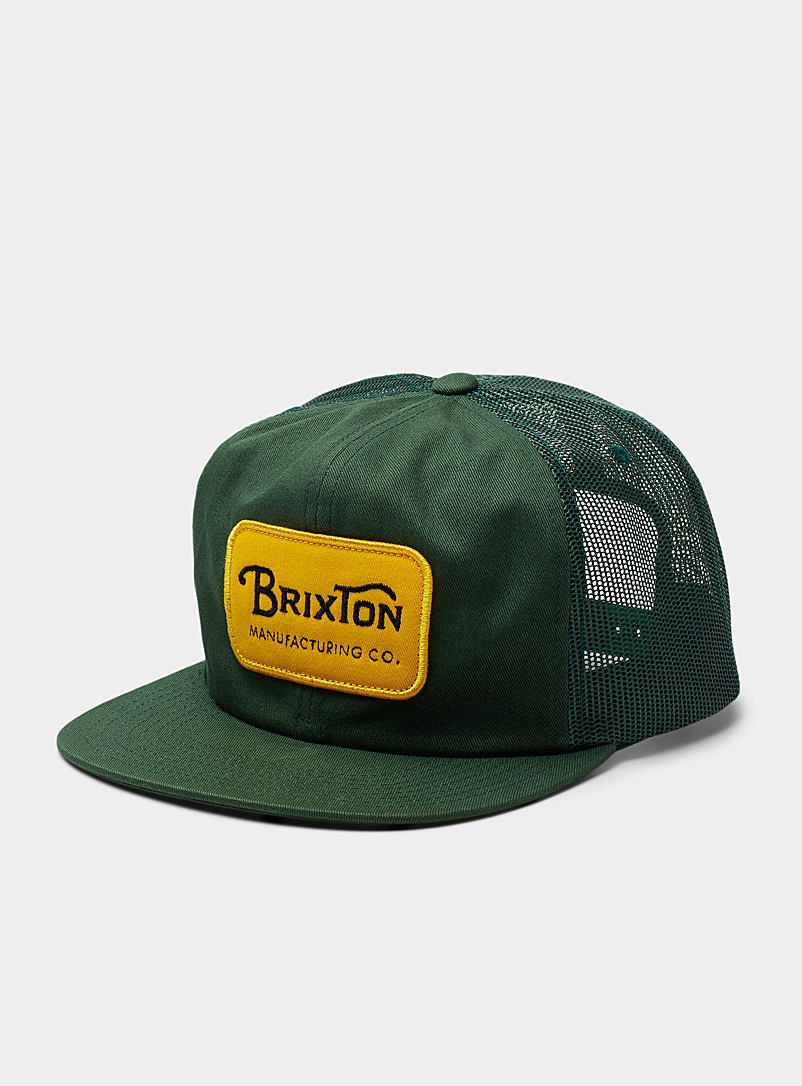 Brixton Green Grade trucker cap for men