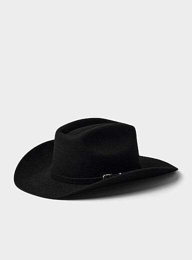 Brixton Black Prescott cowboy hat for men