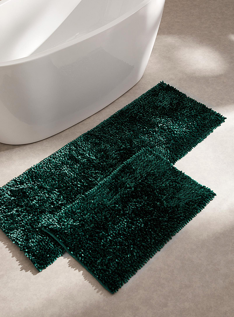 Simons Maison: Le tapis de bain chenille soyeuse Voir nos formats offerts Vert