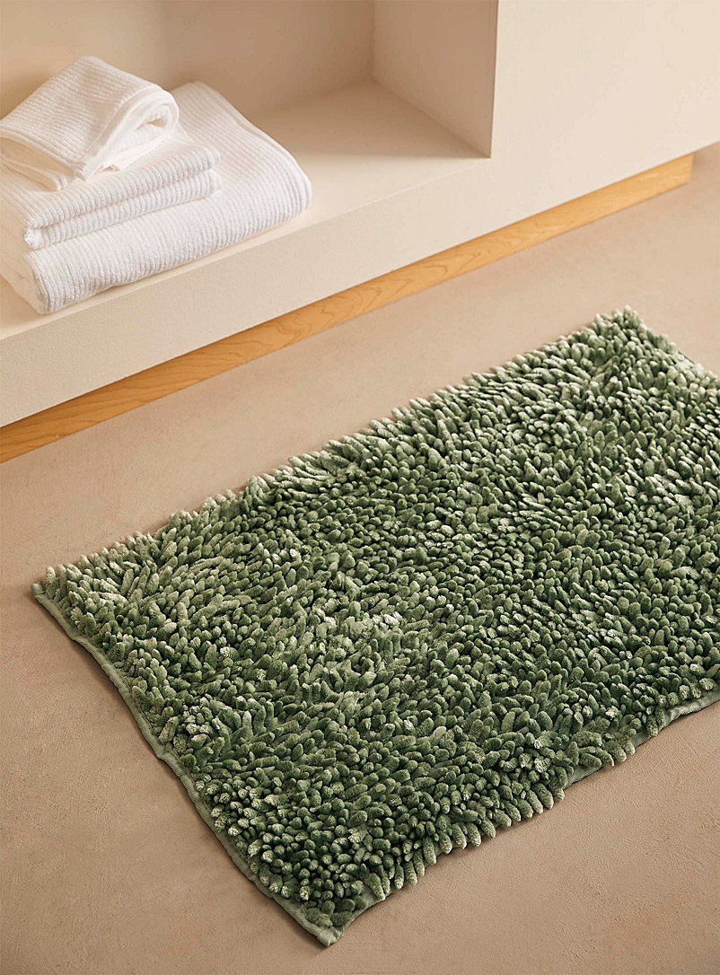 Simons Maison Emerald/Kelly Green Silky chenille bath mat 50 x 80 cm
