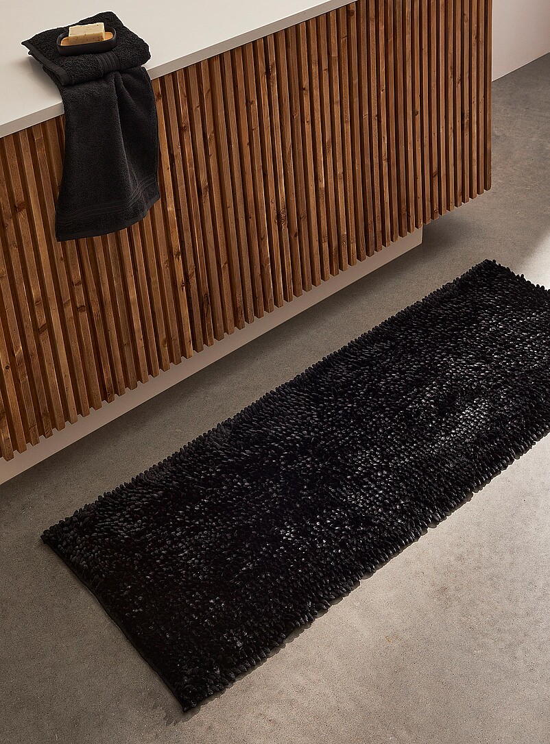 Simons Maison Light grey Silky XL chenille bath mat See available sizes