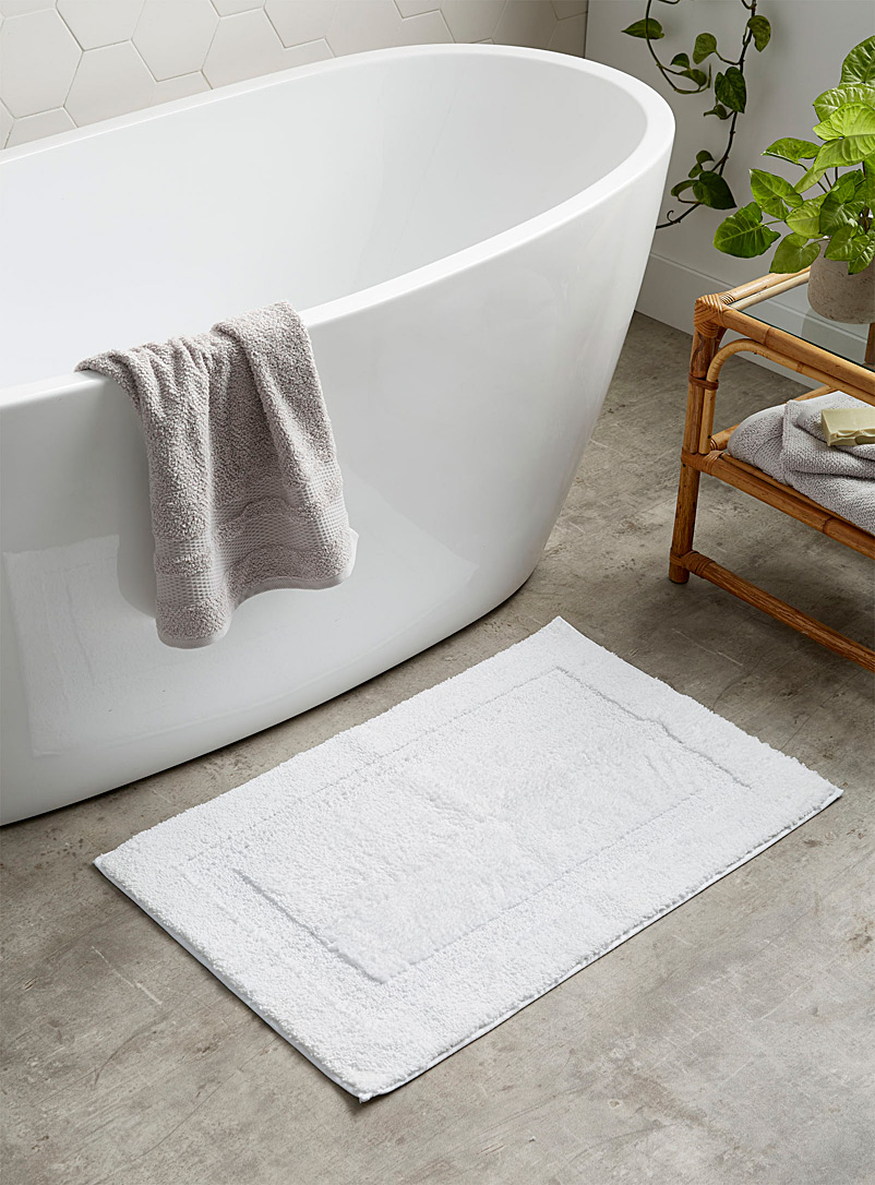 Simons Maison: Le tapis de bain peluche 50 x 80 cm Blanc