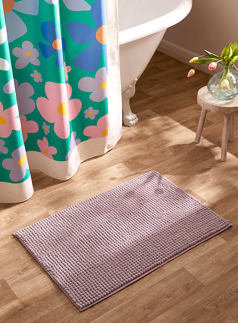 Simons Maison: Le tapis de bain chenille monochrome 50 x 80 cm Lilas