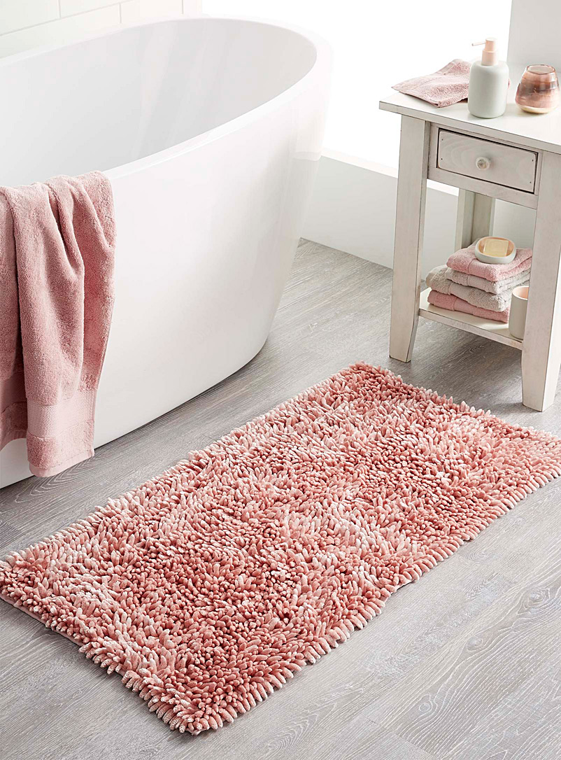 Simons Maison: Le tapis de bain chenille soyeuse 55 x 110 cm Rose
