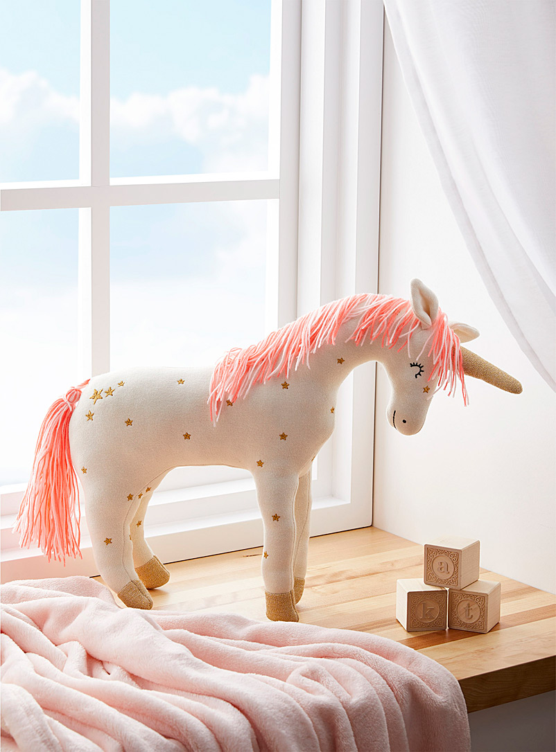 Simons Maison Assorted Shimmery unicorn plush toy