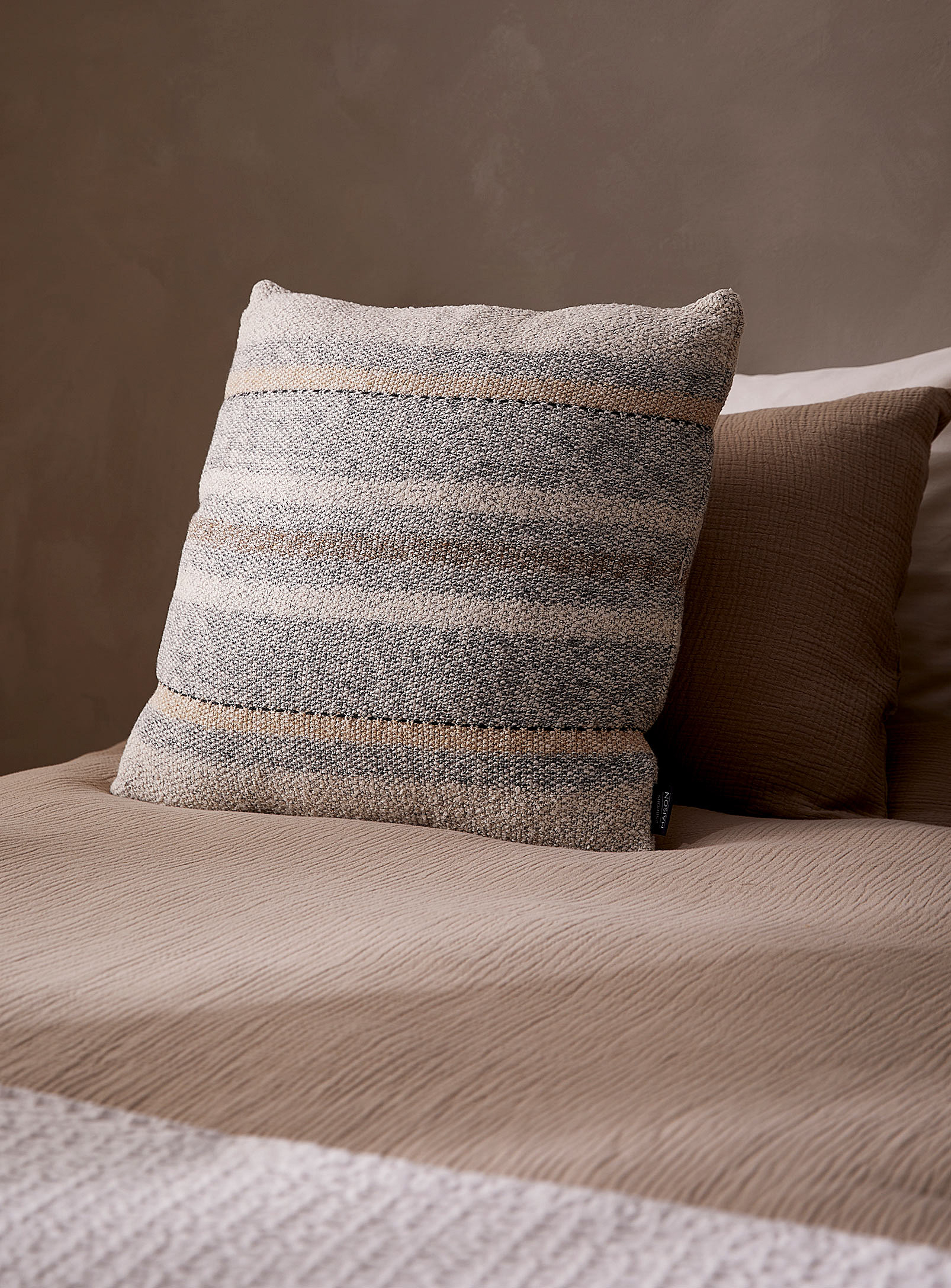 Simons Maison - Earth tones knit cushion 50 x 50 cm