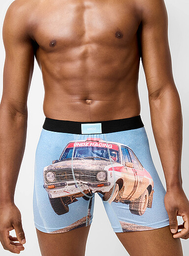 5" rally car boxer brief Polyester