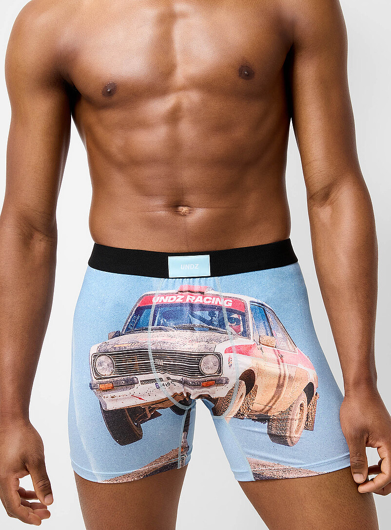 5" Rally Car Boxer Brief Polyester