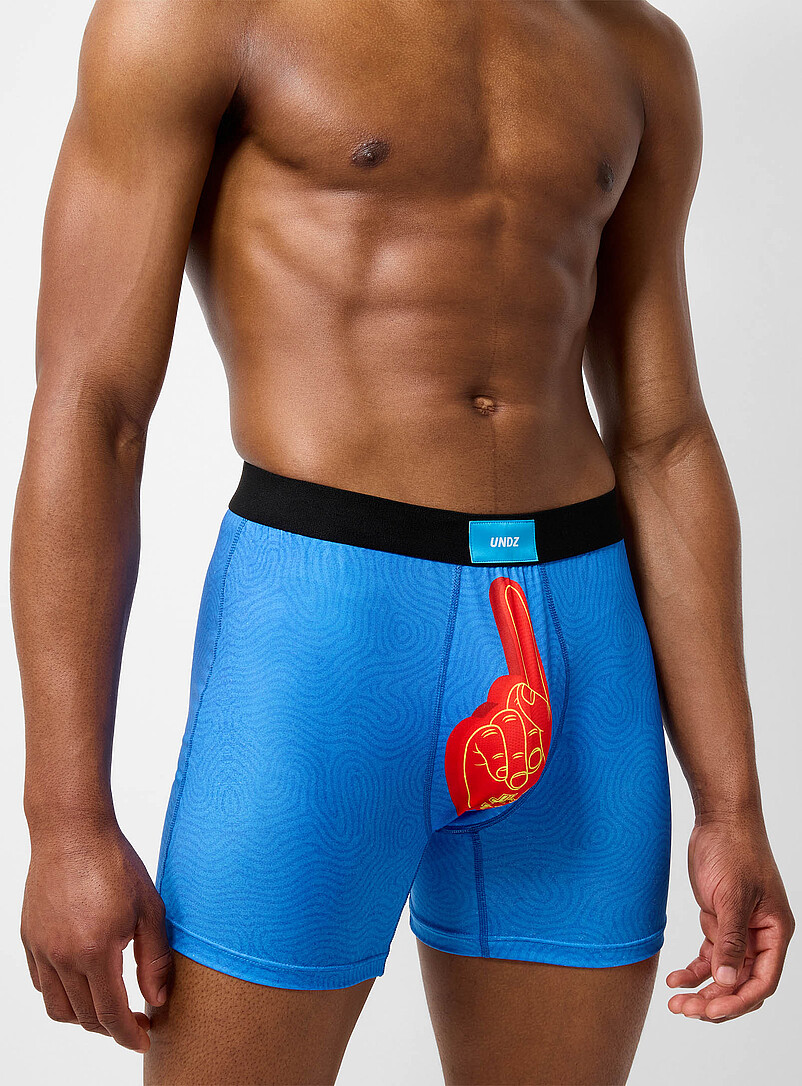 5" number 1 dad boxer brief Polyester product image (primary)