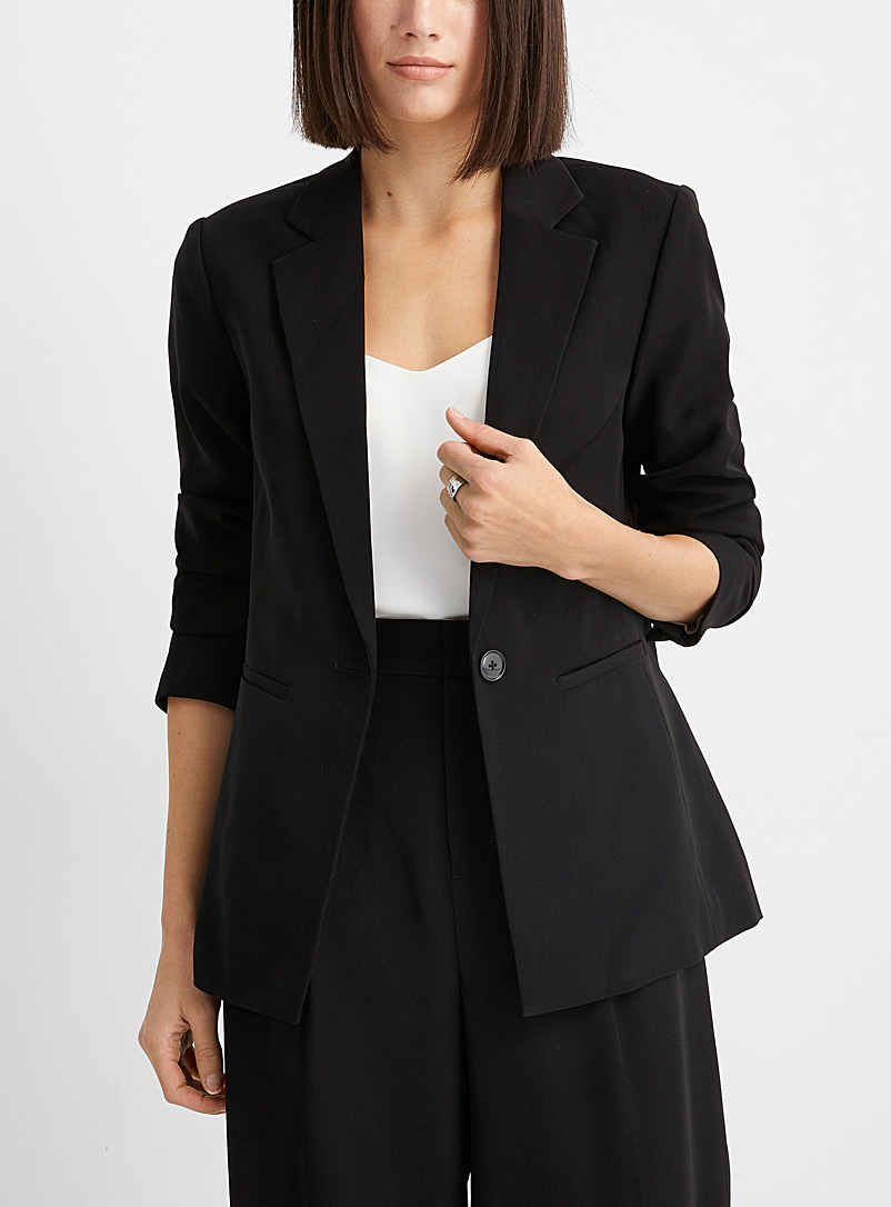 Soft single-button blazer | Contemporaine | Women's Blazers | Simons