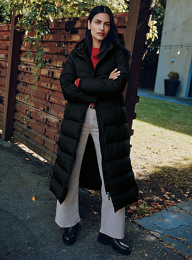 Doudoune Femme Mi-longue Légère - Manteau Matelassé Avec Capuche - Grande Taille - Pour Automne Et Hiver - Style Décontracté - 6