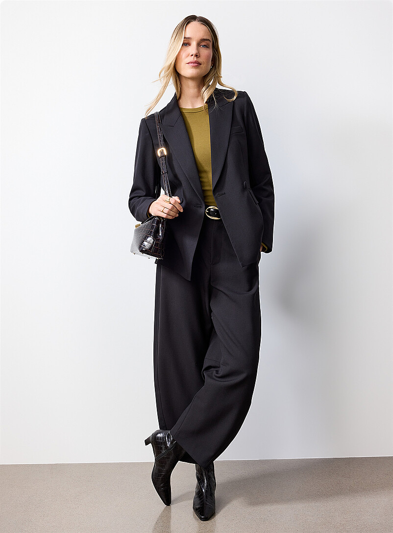 Wool-blend piqué jacket | Contemporaine | Women's Jackets