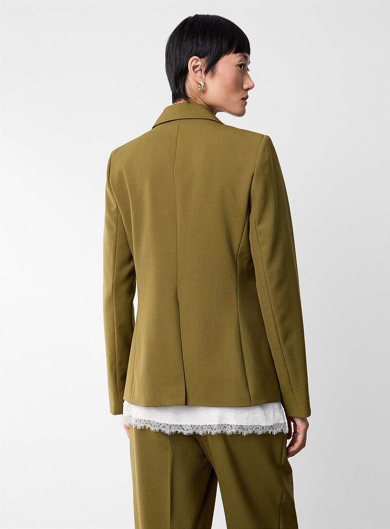 Wool-blend piqué jacket | Contemporaine | Women's Jackets