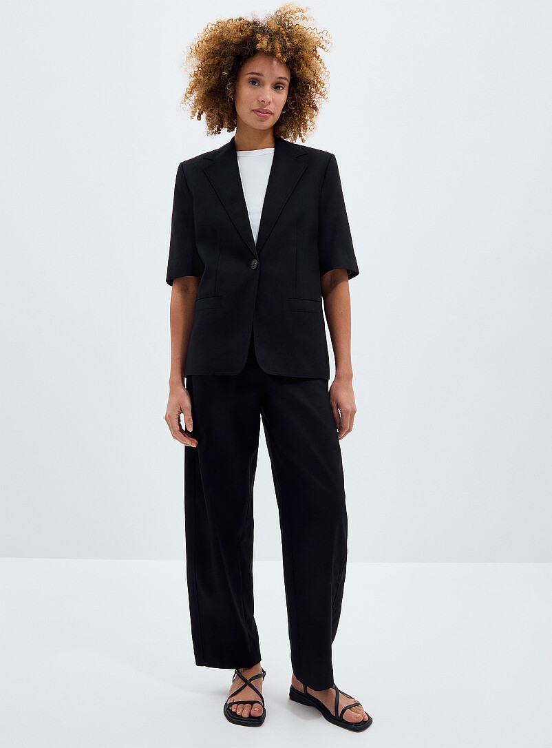 Linen-cotton short-sleeve blazer product image 2