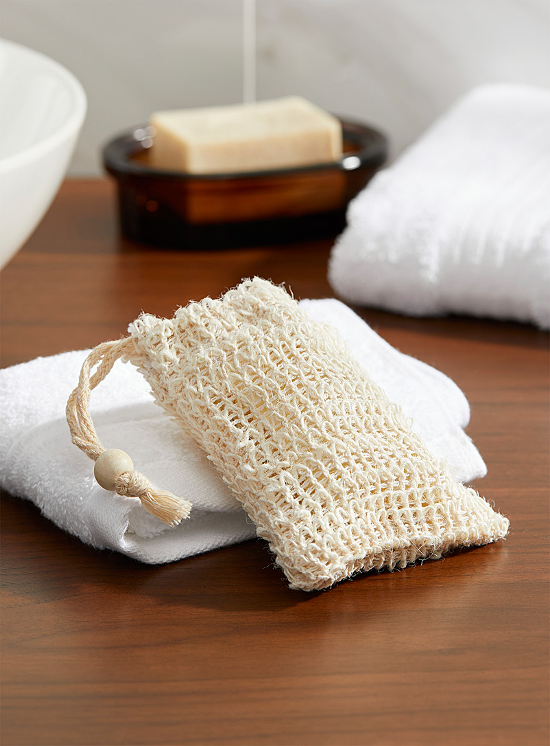 Au Naturel Ecru/Linen Soap saver pouch
