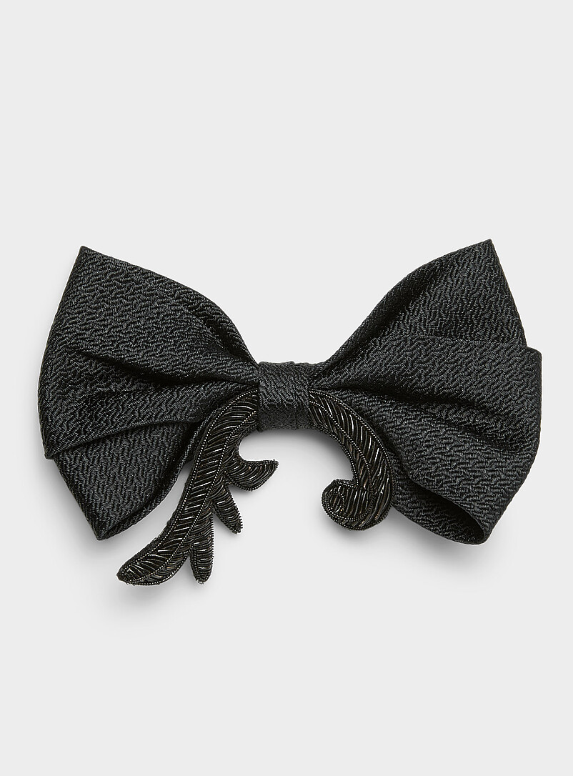 Monochrome spiral bow tie product image (primary)
