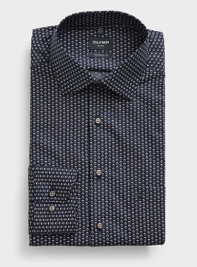 La chemise losanges bicolores <b>Coupe moderne</b>