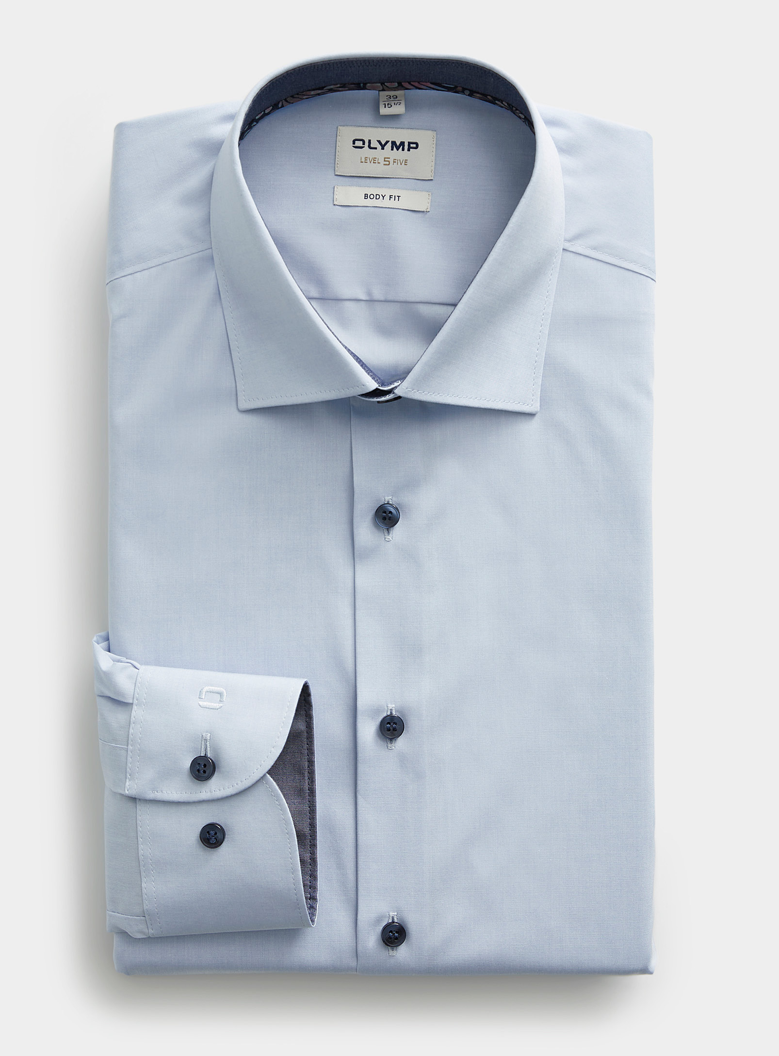 Olymp - Men's Contrast underside colourful shirt Modern fit