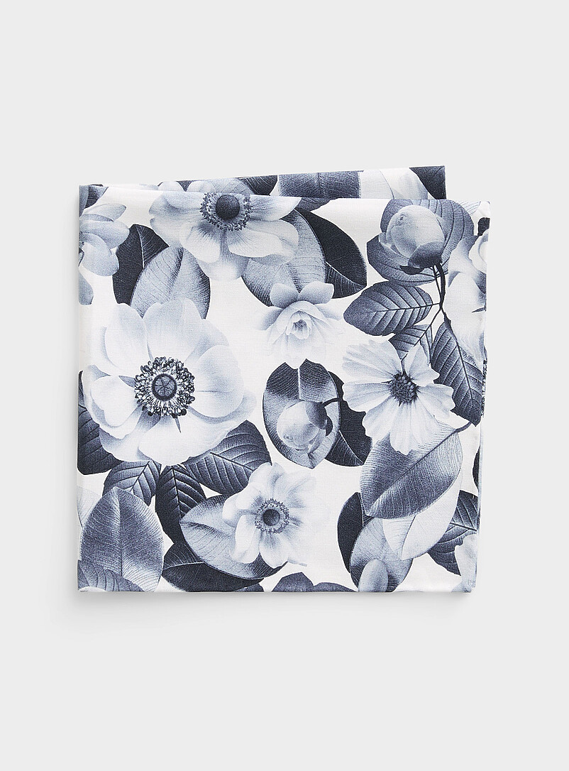 Desaturated Flower Pocket Square