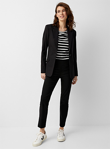 Contemporaine Black Slimming stretch pant for women
