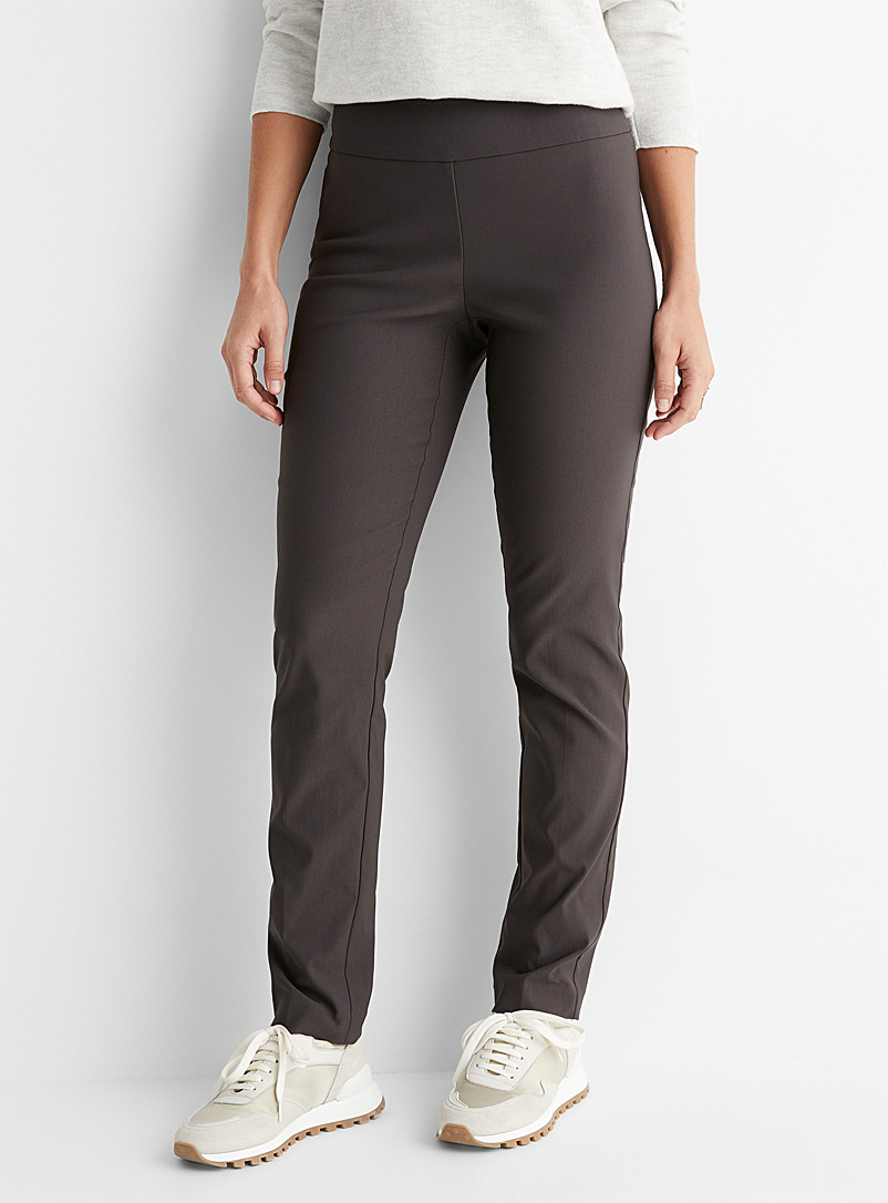 Up! Dark Grey Fitted slimming pant for women